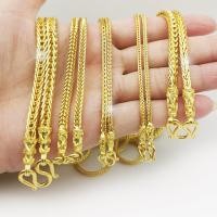 ราคา สร้อยทองไม่ลอก หนัก5บาท 10บาท สร้อยคอลายสี่เสา ยาว24นิ้ว สร้อยทองเคแท้ สร้อยทองผู้ชาย สร้อยทองไมครอน ชุบทอง สร้อยใส่พระ สร้อยคอผู้หญิง (17033466739)