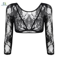 ราคา เสื้อเชิ้ตแขนยาวซีทรู เสื้อเชิ้ตตาข่ายซีทรู เสื้อเชิ้ตอกเซ็กซี่ เสื้อยืดสีดำ ตัวไส (1336744454)