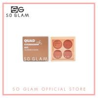 ราคา So Glam Quad Eyeshadow Kit 103 Chestnut In Autumn โซ แกลม ควอท อายแชโดว์ คิท 103 (16438547635)