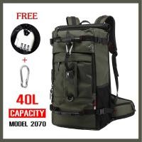 ราคา ผ้ากันน้ำ กระเป๋าเป้ 3 in 1 Backpack สะพายไหล่ หลัง ถือ กระเป๋าเดินทาง กระเป๋าสัมภาระ กระเป๋าเป้ทหาร กระเป๋าเดินป่า (20154258717)