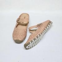 ราคา รองเท้าหเปิดส้นพื้นเรียบใส่สบาย ปักลายหรูสวยงานHandmade สวยใส่สบาย (20351596737)