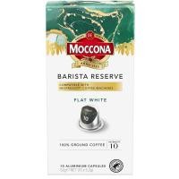 ราคา Moccona Flat White Coffee Espresso Capsule For Nespresso มอคโคน่า แฟลต ไวท์ แคปซูลกาแฟ 10 capsules (13868103479)