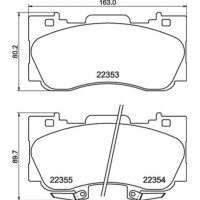 ราคา ผ้าดิสเบรคหน้า FORD MUSTANG 2 3 EcoBoost 3 7 V6 5 0 V8 GT Bullitt Shelby GT350 2014 BREMBO (17837663161)