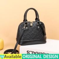 ราคา กระเป๋าถือ Reticule 2022ใหม่กระเป๋าสะพายสำหรับผู้หญิงของแท้ลดราคาหนังแท้โค้ชกระเป๋าถือแบบแข็ง MODE Korea ผู้หญิงพิมพ์ลายตัวอักษรกระเป๋าพาดลำตัวกระเป๋าสะพายไหล่เหรียญกระเป๋าซิปกระเป๋ามีที่จับกระเป๋าเหม