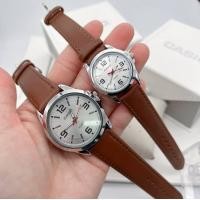 ราคา นาฬิกาสายหนัง คาสิโอ้ casio ผุ้ชาย ผุ้หญิง เรียบ หรู แถมฟรีกล่องฟ้า ราคาต่อ1เรือน (19468395627)