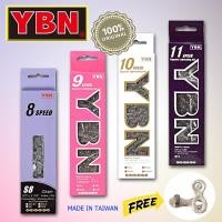 ราคา โซ่จักรยานเสือหมอบและเสือภูเขา YBN 891011 สปีด ของแท้ Original Made in Taiwan (10197324328)