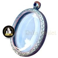 ราคา กรอบพระสำเร็จรูป งานสแตนเลสลายไทย ทรงพิมพ์ไข่วงรี รหัส 2055 (20397037873)