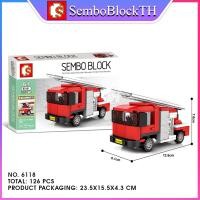 ราคา Sembo Block 6118 เลโก้รถดับเพลิง จำนวน 126 ชิ้น (9917580333)
