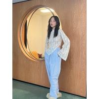 ราคา The SRT X11 Bell Sleeve Top เสื้อครอปผ้าลูกไม้แขนยาวพิเศษ ดีเทล ปลายแขนบาน ชายเสื้อสามเหลี่ยม คอตั้งผ้า RIB (20987484165)