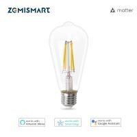 ราคา Zemismart หลอดไฟที่ได้รับการรับรอง WiFi E27 RGB นำเรื่องตัวปรับหลอดไฟเปิดใช้งาน Homekit Google Home SmartThings เครื่องจับเวลาควบคุม (21142241791)