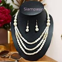 ราคา PTT สร้อยมุก เลือกแบบ เครื่องประดับชุดไทย สร้อยไข่มุก สร้อยชุดไทย สร้อยคอมุก สร้อยคอไข่มุก สร้อยมุกใส่กับชุดไทย Pearl necklace (19472799942)