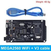 ราคา CH340G Mega2560 ATMEGA16U2 โปรมินิ MEGA 2560 MEGA WiFi ชิป ATmega2560 R3สำหรับบอร์ดพัฒนา R3 Arduino ESP8266 (21170729885)