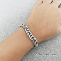 ราคา สร้อยข้อมือ สแตนเลส 8 mm เลสข้อมือ สร้อยข้อมือโซ่ สร้อยข้อมือแสตนเลสแท้ราคาถูก (688368365)