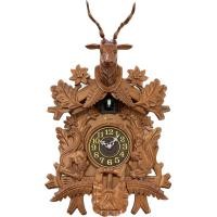 ราคา นาฬิกาแขวน Veladeedee Cuckoo Clock นาฬิกาแขวน เวลาดีดีกุ๊กกู หัวกวางตัวเรือนไม้แท้ รุ่น V6609 BR (18862955531)