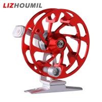 ราคา LIZHOUMIL Ice Fishing Fly Fishing Reel With Ceramic Outlet Hole Rattle Reels Accurate Casting Fly Fishing 60mm 58g (21268870516)