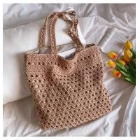 ราคา พร้อมส่ง กระเป๋าสาน กระเป๋าถัก สะพายไหล่ ถือ งานฝีมือ งานละเอียด สไตล์เกาหลี ทรงสวย มี2สี มีซิป ใส่ของได้เยอะมากๆ แบบใหม่ (21357365529)