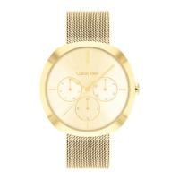 ราคา Calvin Klein Shape รุ่น CK25200339 นาฬิกาข้อมือผู้หญิง สายสแตนเลส สีทอง หน้าปัด 38 5 มม (20811483081)