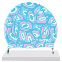 ราคา Yingfa หมวกว่ายน้ำพิมพ์ลายหมวกว่ายน้ำ100 ซิลิโคนธรรมชาติ Natation กันน้ำยืดหยุ่นสูงหมวกดำน้ำสีสันสดใสหมวกว่ายน้ำสำหรับผมยาว (16606979929)