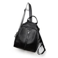 ราคา กระเป๋าเป้สะพายหลังสีดำสำหรับผู้หญิงกระเป๋าหนัง PU นิ่มกระเป๋านักเรียนหรู2023กระเป๋าเดินทางแบบน่ารักใบเล็กกระเป๋านักเรียนดีไซน์แฟชั่นใหม่ (19202422115)