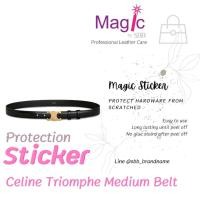 ราคา ฟิล์มกันรอย สติ๊กเกอร์กันรอย Celine Triomphe Small Medium Belt Logo ขนาด 4 7 3cm (18880500238)