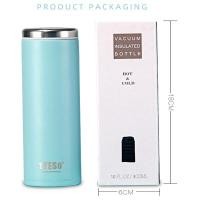 ราคา แก้วเก็บอุณหภูมิ TYESO 300ML พกพาสะดวก น้ำหนักเบา สีพาสเทล เก็บความร้อน เย็น แก้วน้ำเก็บความเย็น สแตนเลส316 ขนาดเหมาะมือเล็กพกพาง่าย (6703600814)