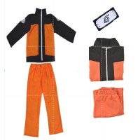 ราคา เด็กอะนิเมะผู้ใหญ่ Uzumaki Shippuden คอสเพลย์เครื่องแต่งกายการ์ตูนญี่ปุ่นเสื้อแจ็คเก็ตสีส้มกางเกงเครื่องแต่งกายฮาโลวีน (18401173094)