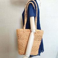 ราคา กระเป๋าสานผักตบชวาขนาดใหญ่ สายถือยาวคล้องไหล่ได้ กระเป๋า HANDMADE กระเป๋าถือ กระเป๋าแบบสะพาย กระเป๋าแฟชั่น กระเป๋าเชือกถัก (17404491144)