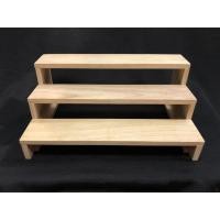 ราคา ชั้นไม้บันได 3 ขั้น ชั้นวาง 7 ซม วางสินค้า ตกแต่ง โมเดล โชว์กระบองเพชร ต้นไม้ (20533987437)