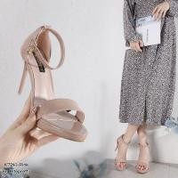 ราคา New ส้นสูง K7241 รองเท้าส้นสูง งานส้นเข็ม หนังแก้ว สูง 4 นิ้ว รองหน้าครึ่งนิ้ว (21010776267)