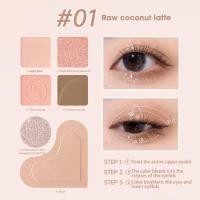 ราคา ชมพูส้มอายแชโดว์แวววาว6สีพาเลทเลิฟอายแชโดว์เกาหลีเครื่องสำอางคงทนพาเลทสำหรับแต่งหน้าตาแบบเกาหลี (20869893004)