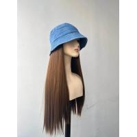 ราคา หมวกวิกผมคาวบอยสีน้ำเงิน ผมหยิกและตรง 50cm สีน้ำตาลทอง แบบเย็บติดหมวก ถอดไม่ได้ (21056798826)