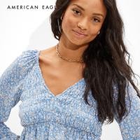 ราคา American Eagle Long Sleeve Smocked Babydoll Top เสื้อ ผู้หญิง เบบี้ดอล แขนยาว EWSB 035 3967 400 (10159060908)