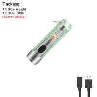 ราคา Asafee S11 EDC Mini Portable Flashlight Type c Rechargeable Keychain Flashlight SST20 LED Light 400LM Built in battery IPX6 Waterproof 11 modes (9195792468)