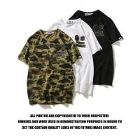 ราคา BAPE ผู้ชายเสื้อยืดแฟชั่นเสื้อลำลอง Tees เสื้อยืดเสื้อผ้า (510484815)