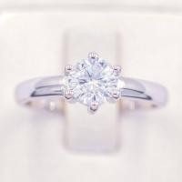 ราคา Lucky Gems แหวนเม็ดเดี่ยวประมาณ 88 ตัง ก้านอิตาลี เงินแท้92 5 เพชร CZ เกรด Premium เล่นไฟดี ชุบทองคำขาว LKM738 (17973988358)