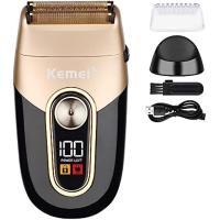 ราคา Kemei เครื่องโกนหนวดไฟฟ้าไร้สายกันน้ำผู้ชายเครื่องโกนหนวด เครื่องโกนหนวดไฟฟ้าไร้สายแบบชาร์จได้เครื่องมีดโกนเคราแบบลูกสูบความแม่นยำสำหรับช่างตัดผมใบมีดคู่ (21170111560)