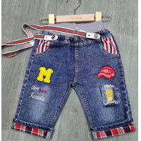 ราคา ชุดเอี๊ยมยีนส์เด็กสุดหล่อพร้อมสายถอดได้ (21336290482)