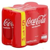 ราคา พร้อมจัดส่ง โคคา โคล่า โค้ก น้ำอัดลม รสออริจินัล 325 มล 6 กระป๋อง สินค้าใหม่ สด พร้อมจัดส่ง มีเก็บเงินปลายทาง (14261824594)