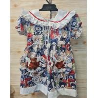 ราคา จั๊มสูทหมีน้ำเงิน ปกทหารเรือแขนตุ๊กตา (19129616986)