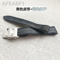 ราคา ดั้งเดิม สำหรับ Cartier Santos สายรัดรองเท้าผู้ชายผู้หญิงSantos100ทรายกันน้ำกันเหงื่อกระดุมผีเสื้อนาฬิกาหนังแท้23มม (19880547447)