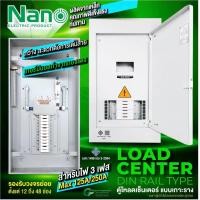 ราคา Nano ตู้โหลด เซ็นเตอร์ 3 เฟส แบบเกาะราง MAX125A 250A 12ช่อง 18ช่อง 24ช่อง 30ช่อง 36ช่อง 42ช่อง 48ช่อง ตู้เปล่า ไม่รวมเบรคเกอร์ (21388769840)
