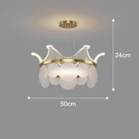 ราคา โคมไฟระย้าคริสตัล รูปมงกุฎ หรูหรา สไตล์นอร์ดิก สําหรับตกแต่งห้องนั่งเล่น (19309043165)