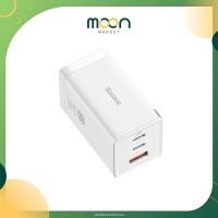 ราคา Baseus อะแดปเตอร์ชาร์จเร็ว หัวชาร์จเร็ว GaN5 Pro Fast Charger 2C U 65W CN Fast Charger มีสีขาว สีดำ Moon Market Mall (19867327547)