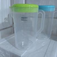 ราคา เหยือกน้ำ 2 5ลิตร พลาสติกใส ฝาสี มีขีดตวงวัด เหยือกใส่น้ำ (21284039799)