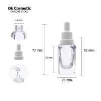 ราคา ขวดแก้ว ทรงเหลี่ยม ดรอปเปอร์ dropper ขวดแก้วใส ขวดหัวหยด ขวดเซรั่ม ขวดแก้วสี่เหลี่ยม หยดน้ำมัน ขวดแก้วขนาดเล็ก ขวดใส ขวดใส่น้ำหอม 10 50 ml (10263063888)