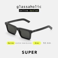 ราคา รุ่นฮิตพิเศษ แว่นกันแดด SUPER by RETROSUPERFUTURE รุ่น SUPER 1968 BLACK ทรงเหลี่ยมแฟชั่น แนวศิลปิน (21350376397)
