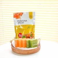ราคา 1 ห่อมี 5ก้อน สบู่สมุนไพรพรทิน่า ช่วยบำรุงผิวให้ชุ่มฉ่ำ รักษาสิวที่หลัง สูตรใหม่เพิ่มสารสกัดมากยิ่งขึ้น (17722098606)