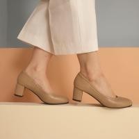 ราคา size ปกติ Palette Pairs ELLE รองเท้าคัทชู ส้นสูง2นิ้ว หนังนิ่ม พื้นนุ่ม ไม่กัด ใส่สบายมาก สีเข้ากับชุดง่าย (2168516681)