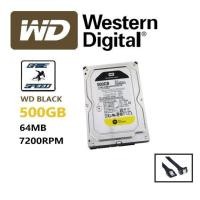 ราคา Western Digital Black 500GB ฮาร์ดไดรฟ์ภายใน 3 5 นิ้ว 7200RPM SATA3 HDD 6 กิกะไบต์ วินาที 64MB (5949666683)