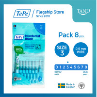 ราคา แพ็ค 8 ชิ้น TePe Interdental Brush Original เทเป อินเตอร์เด็นทัล บรัช แปรงซอกฟัน รุ่นออริจินอล ขนนุ่ม ขนาดหัวแปรง 0 6 ISO (17930904417)